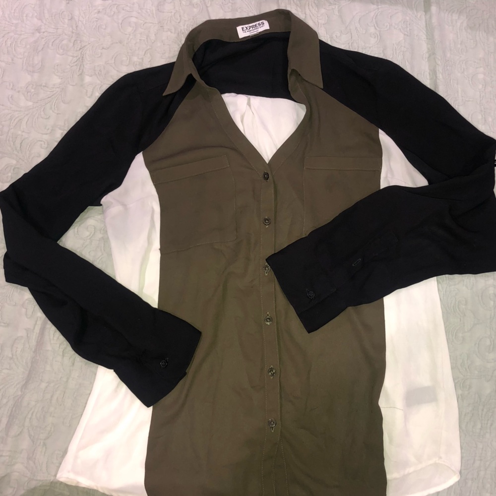 Express portofino button down, size medium.